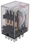 relays,contactor-شکل یک رله با قاب روشن که داخل آن دیده می شود